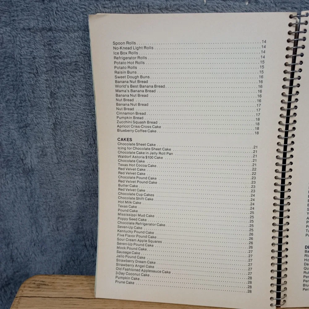 Jamestown Presbyterian Church Cookbook‎ Jamestown, NC 1981 Spiral Recipe Book